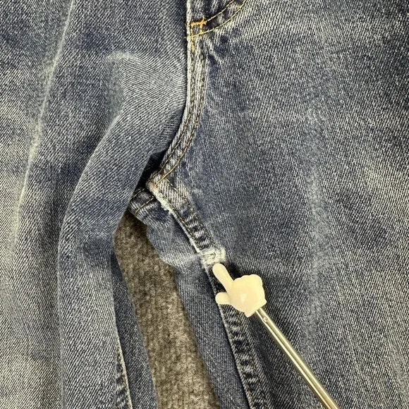 LL Bean Jeans Womens 4 Petite Blue Denim Original Fit Traditional Cotton - Picture 14 of 16